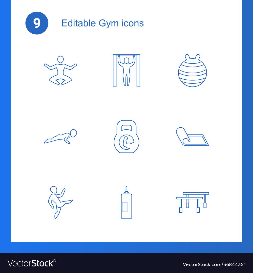 Gym icons