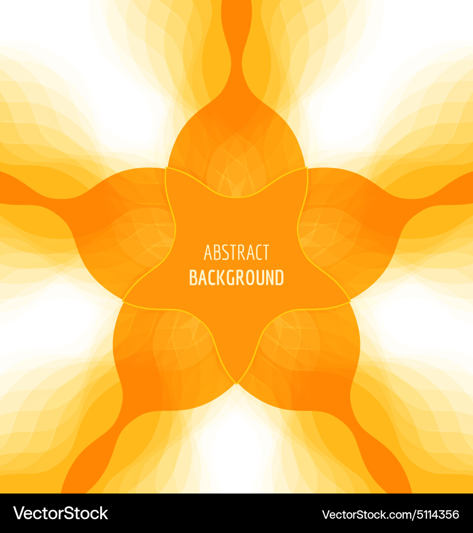 Abstract Orange Background With Banner Royalty Free Vector