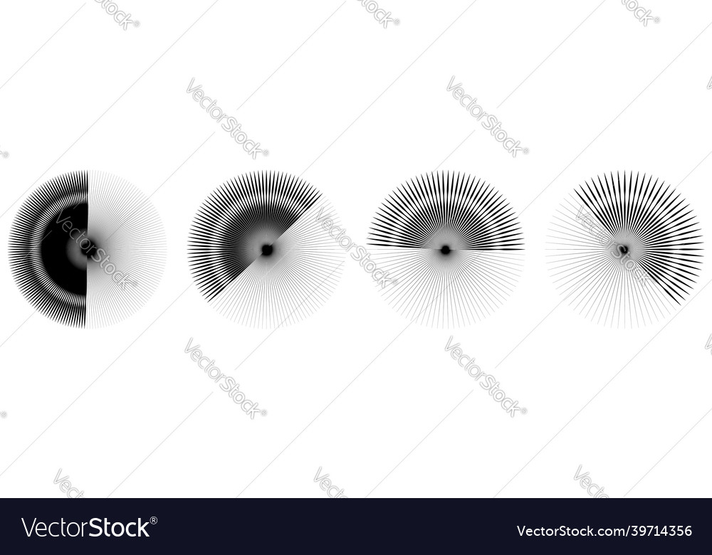 Radiale Abstrahllinien Streifen abstrakt kreisförmig vector image Radiale Abstrahllinien Streifen abstrakt kreisförmig
