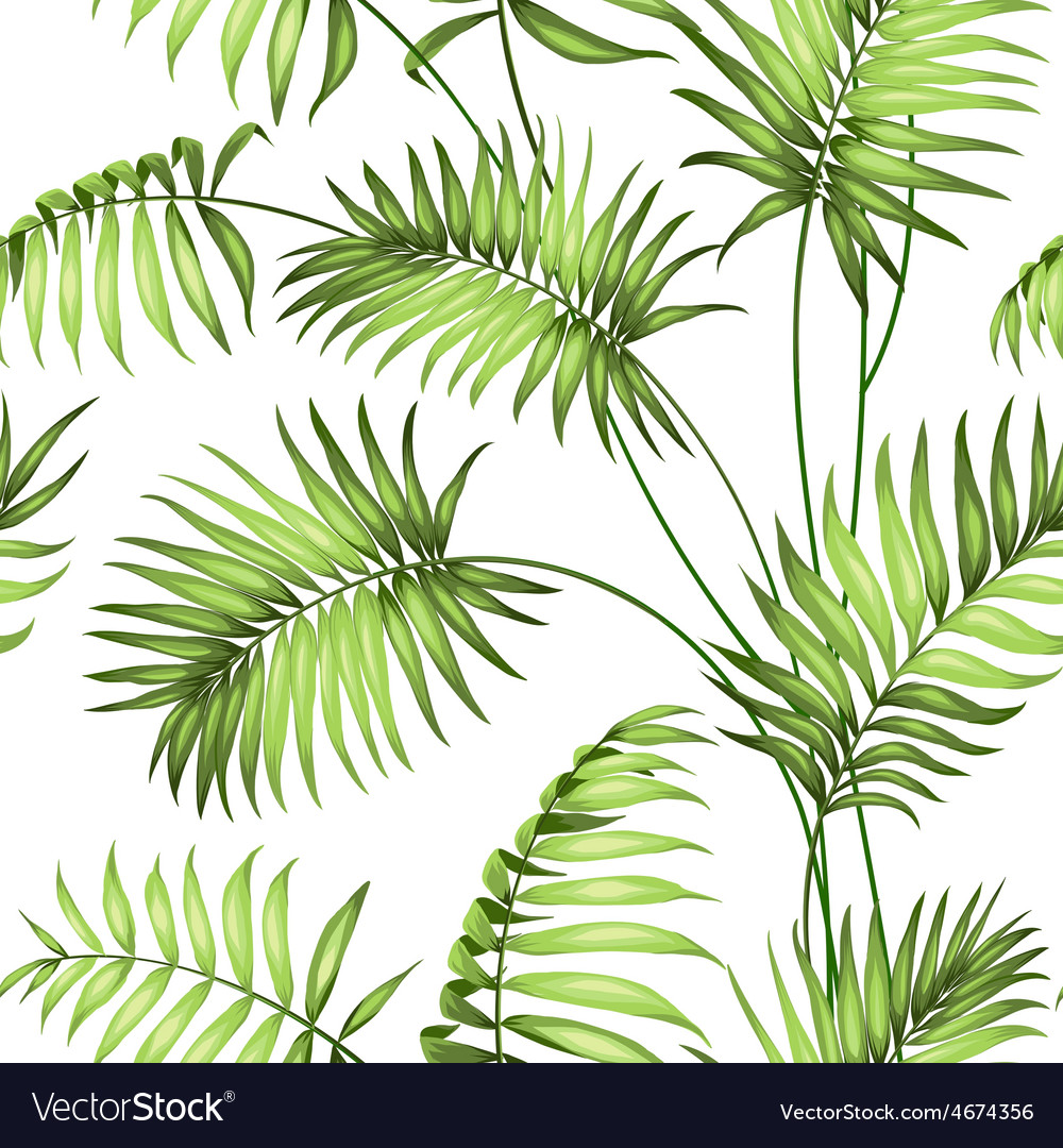 Tropical seamless pattern Royalty Free Vector Image