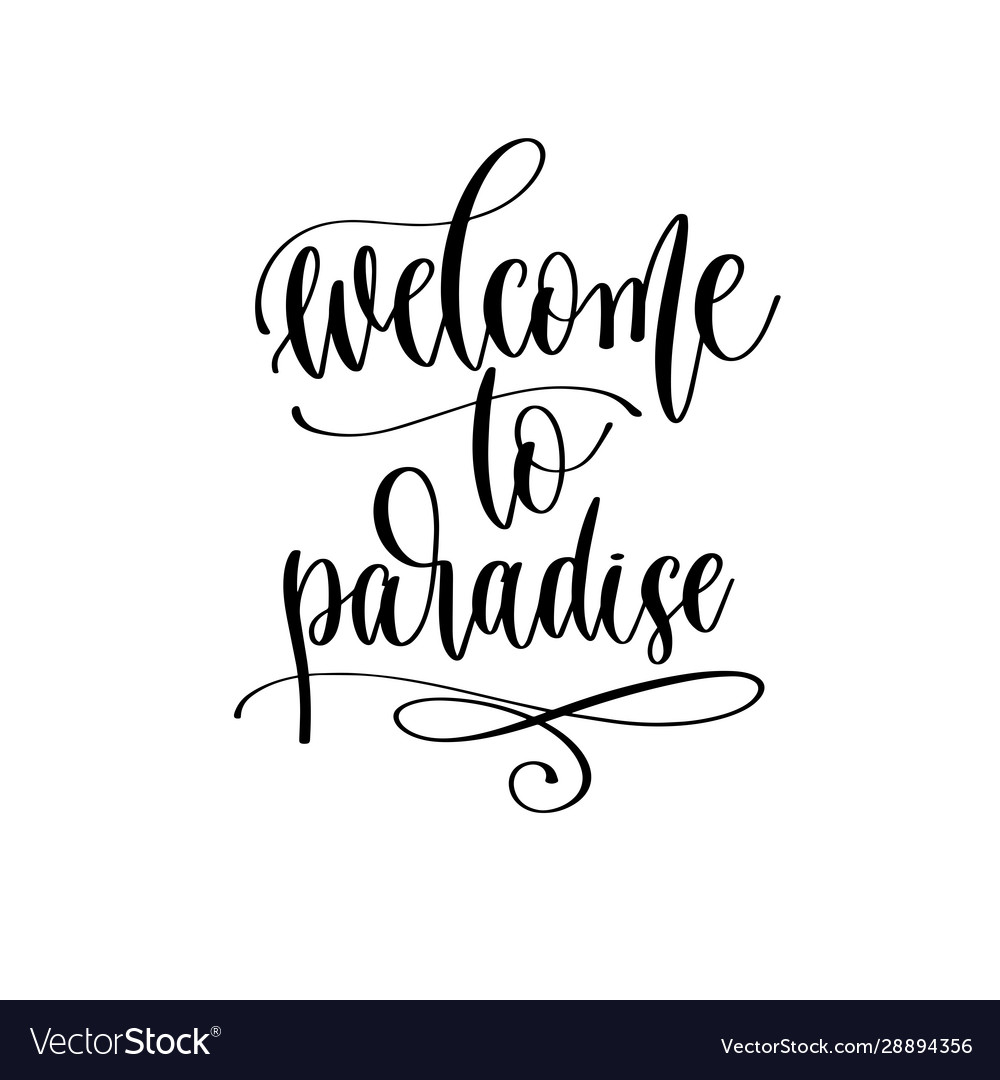 Welcome To Paradise - Lyrics | Art Board Print