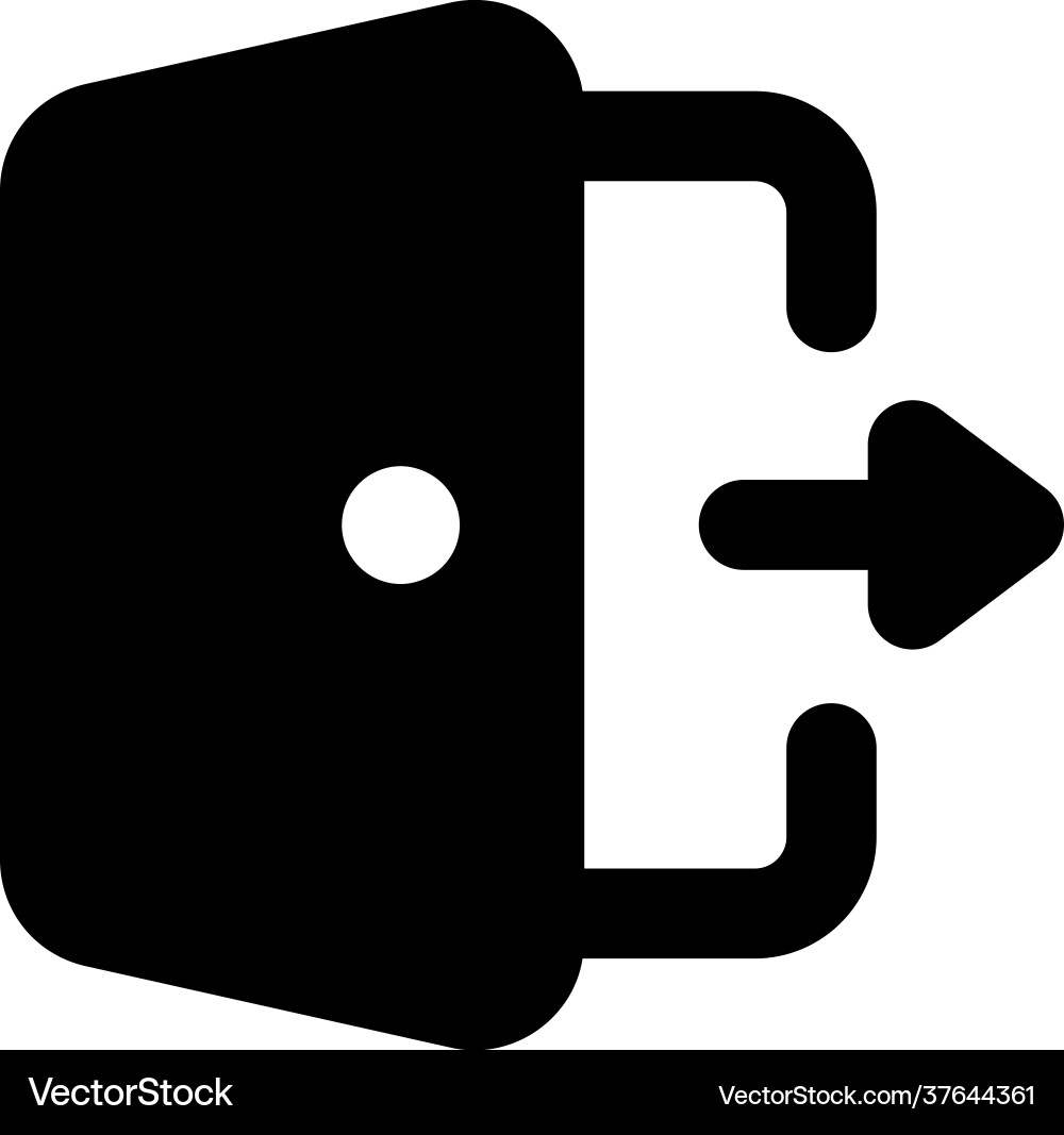 Exit Royalty Free Vector Image - VectorStock