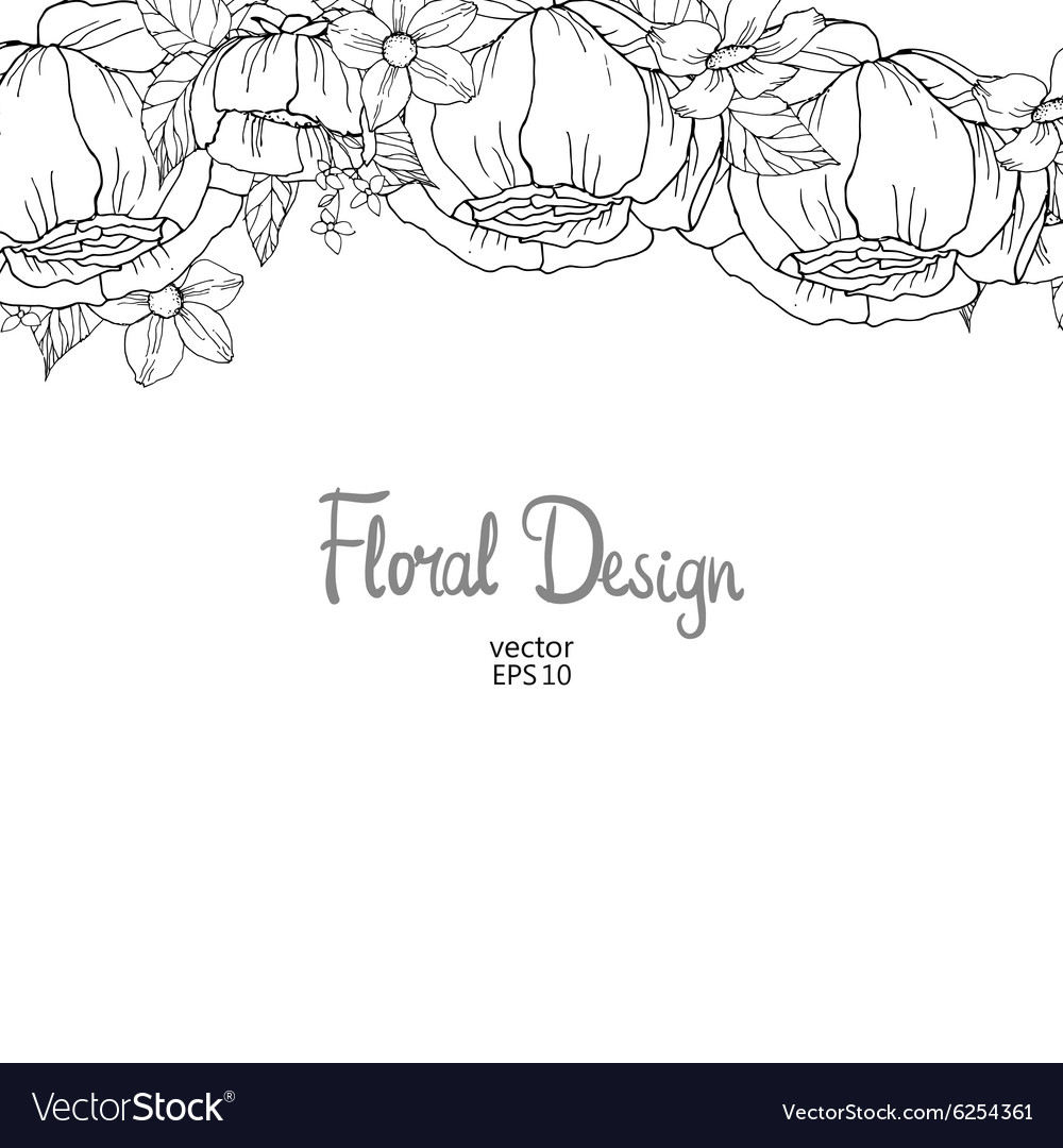 Floral border