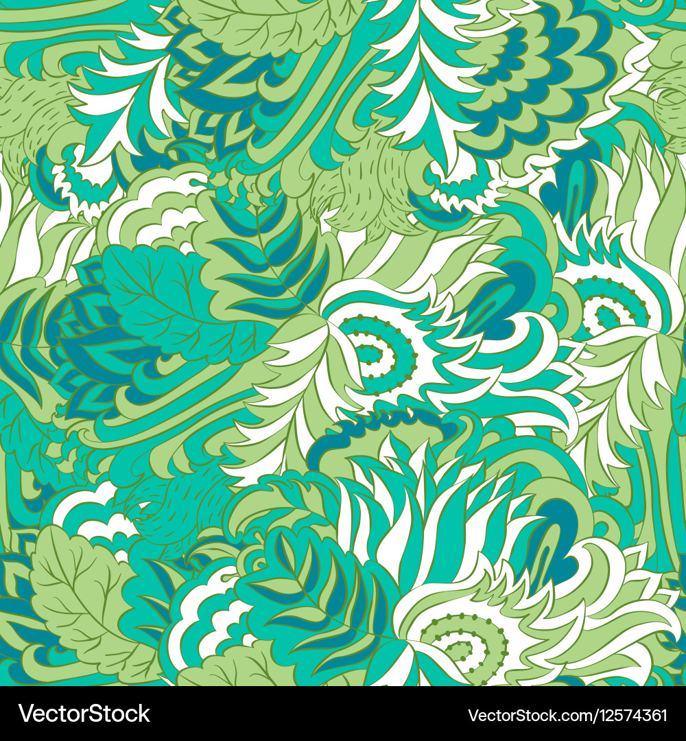 Floral seamless pattern background Royalty Free Vector Image