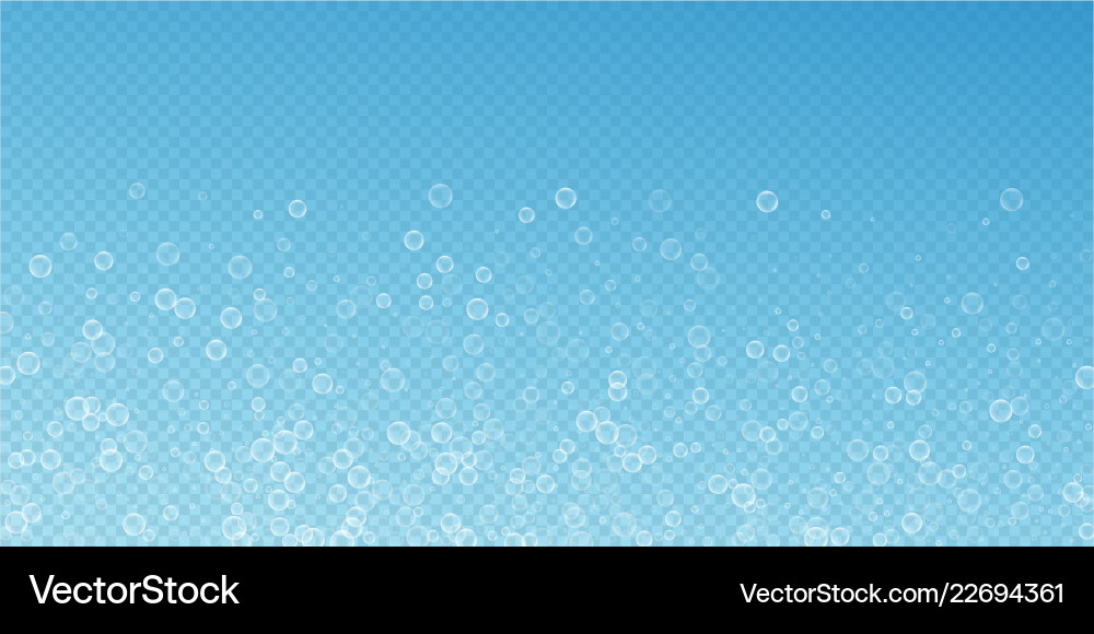 Soap bubbles abstract background blowing bubbles Vector Image