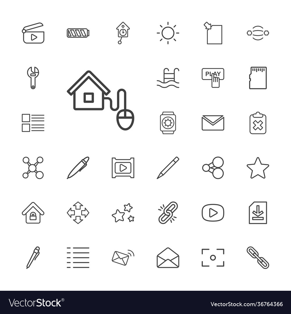 33 interface icons