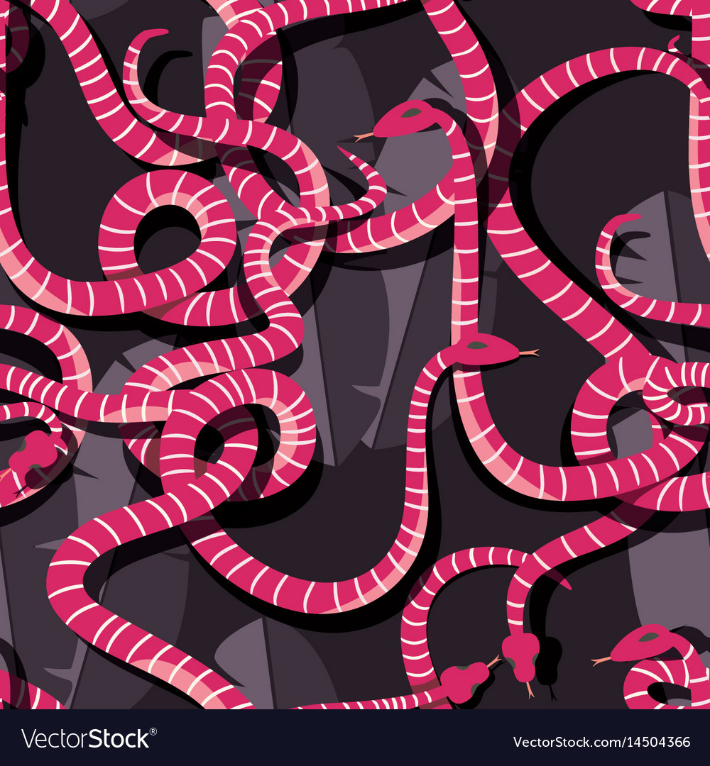 Seamless pattern with colorful intertwined Vector Image