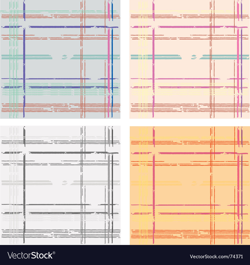 Grunge tartan pattern