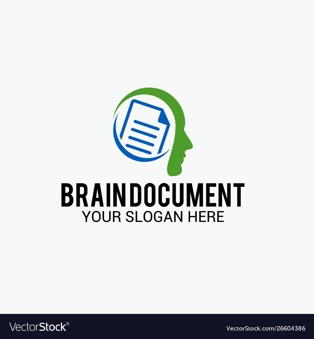 Brain document logo