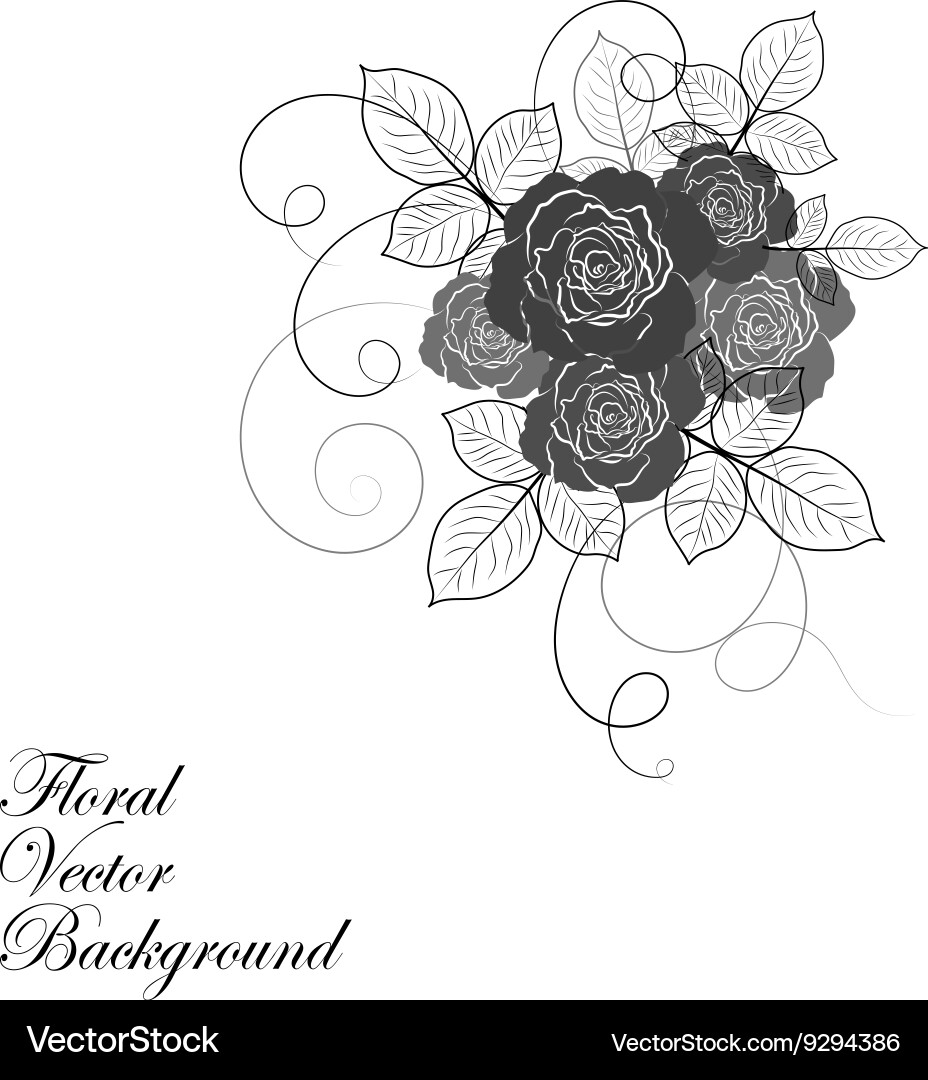 Floral background Royalty Free Vector Image - VectorStock
