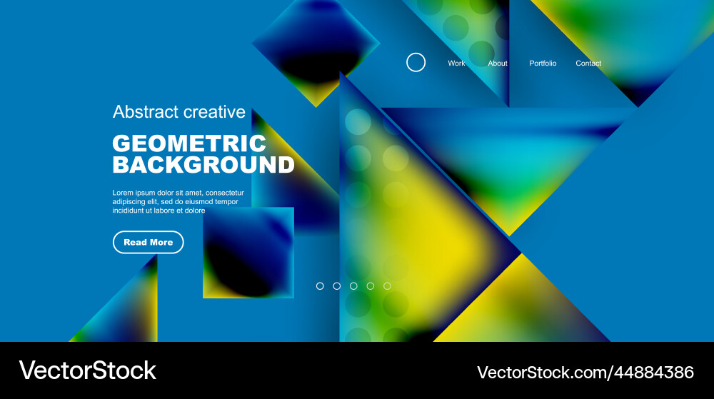 Triangle abstract background Royalty Free Vector Image