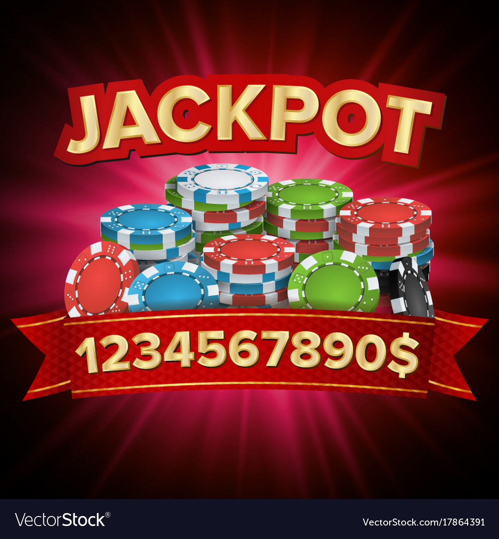 Jackpot big win bright casino banner