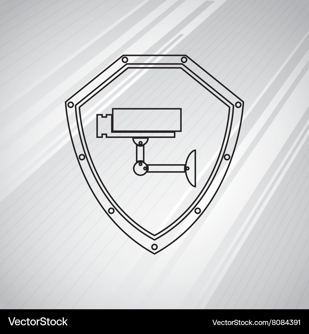 Security system design Royalty Free Vector Image