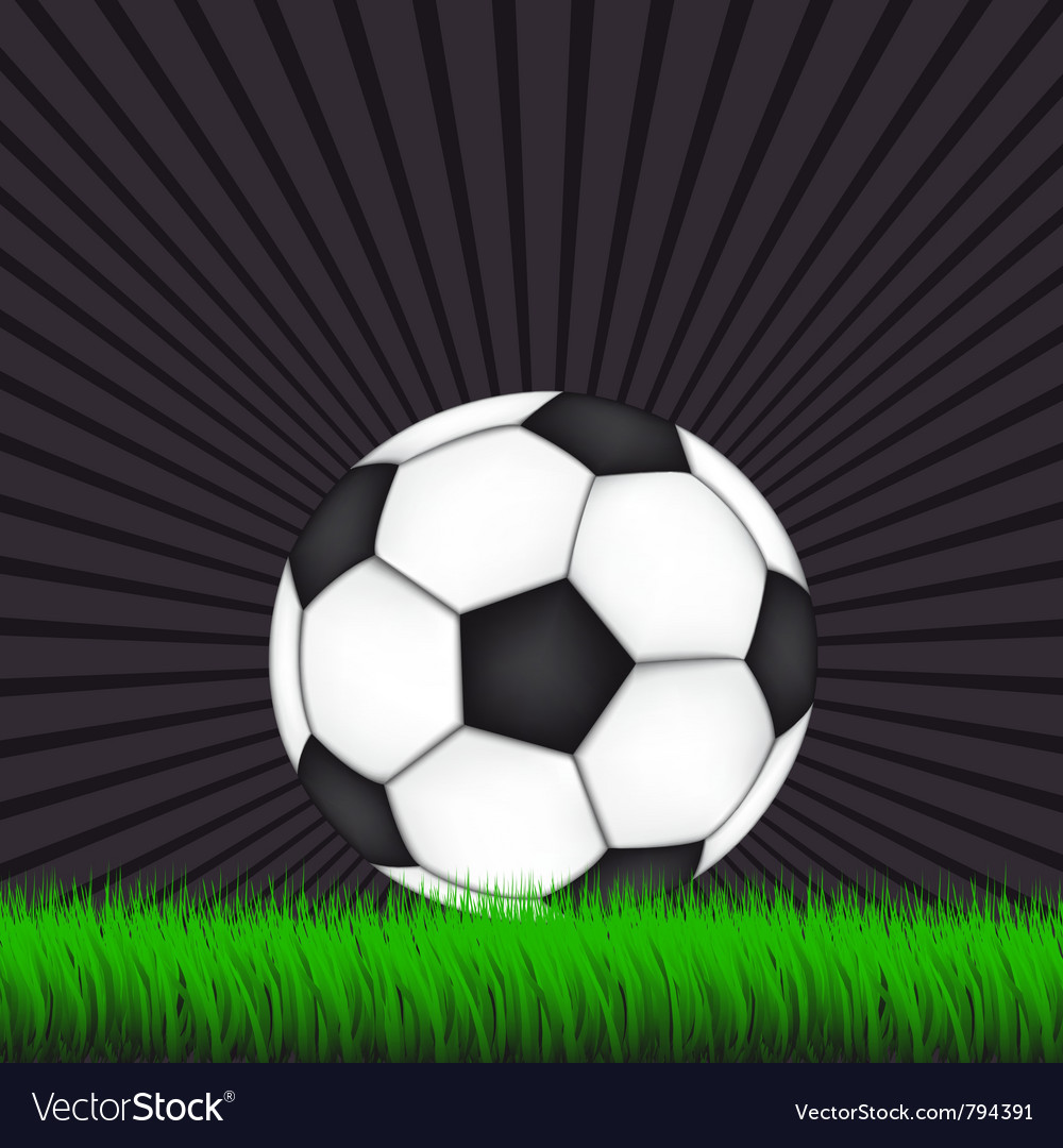 Soccer background with ball