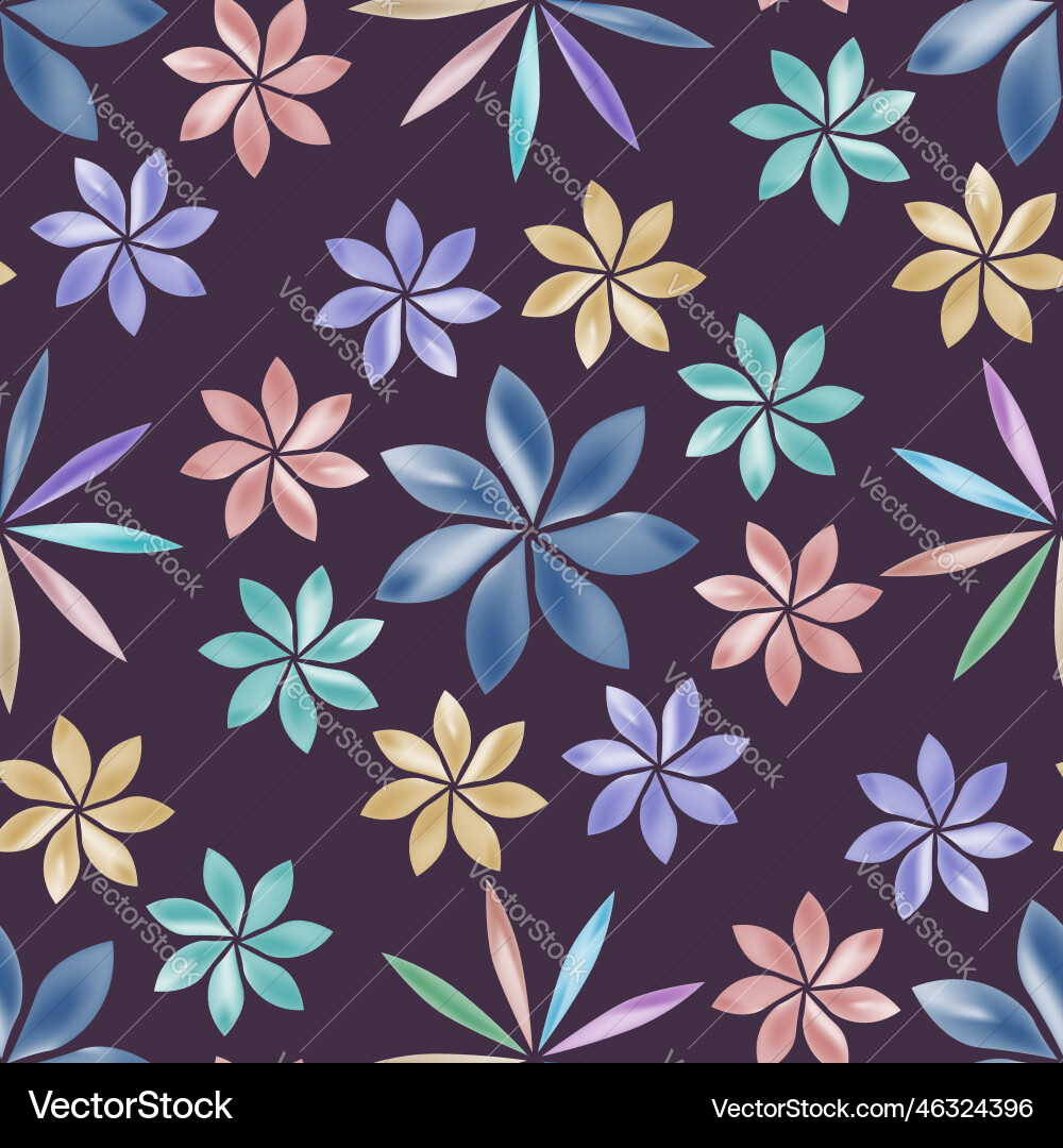 Floral seamless pattern Royalty Free Vector Image