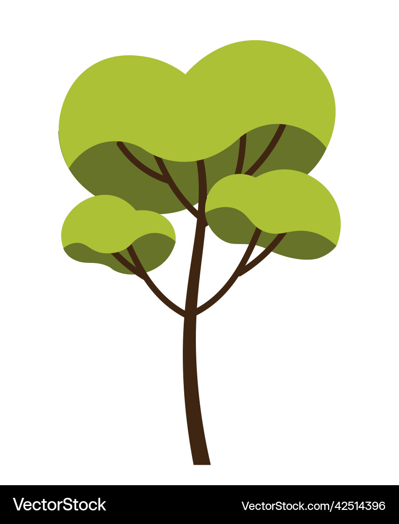 Green tree icon Royalty Free Vector Image - VectorStock