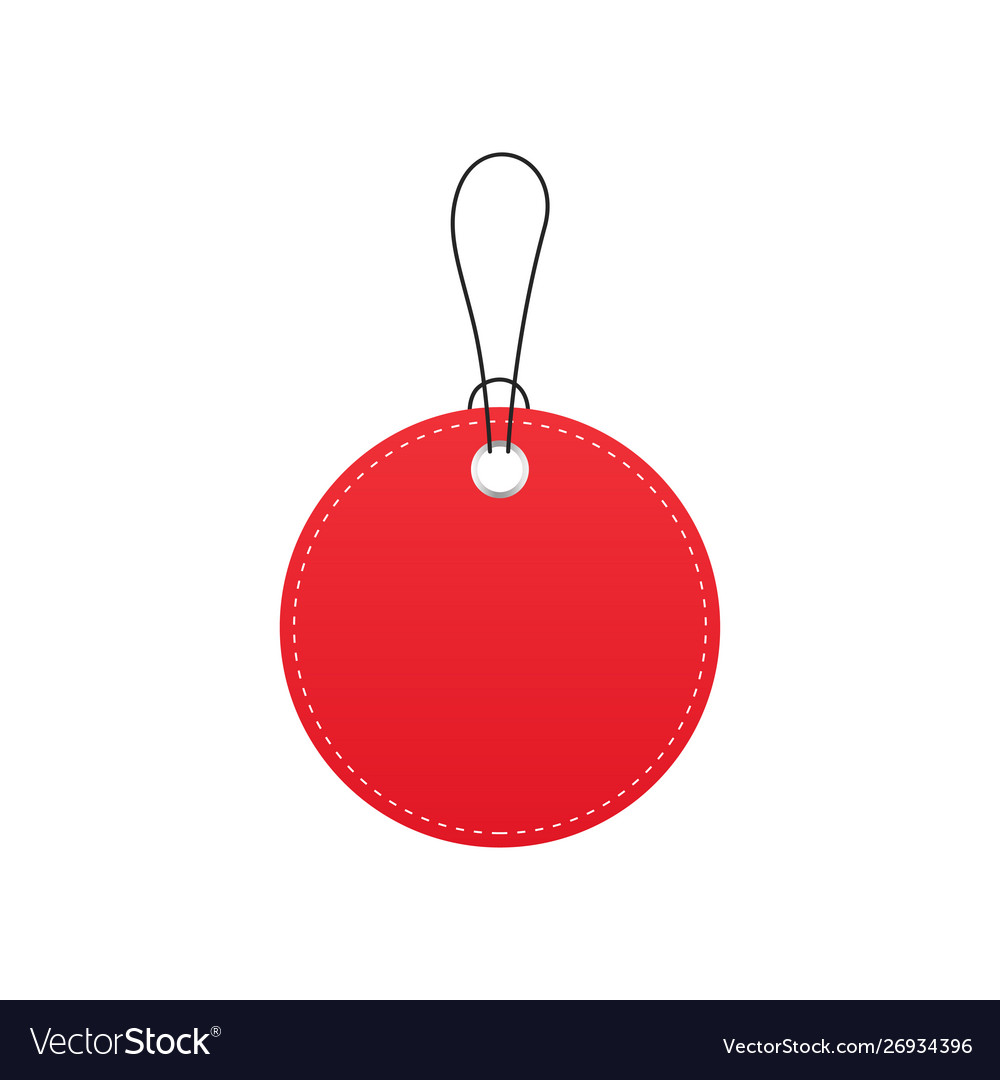 Sale tag and label template shopping blank Vector Image