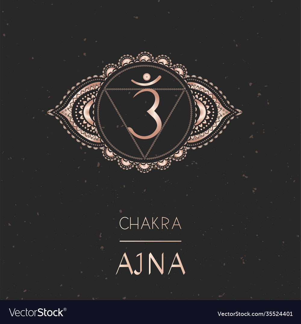 Chakra Ajna Royalty Free Vector Image - Vectorstock