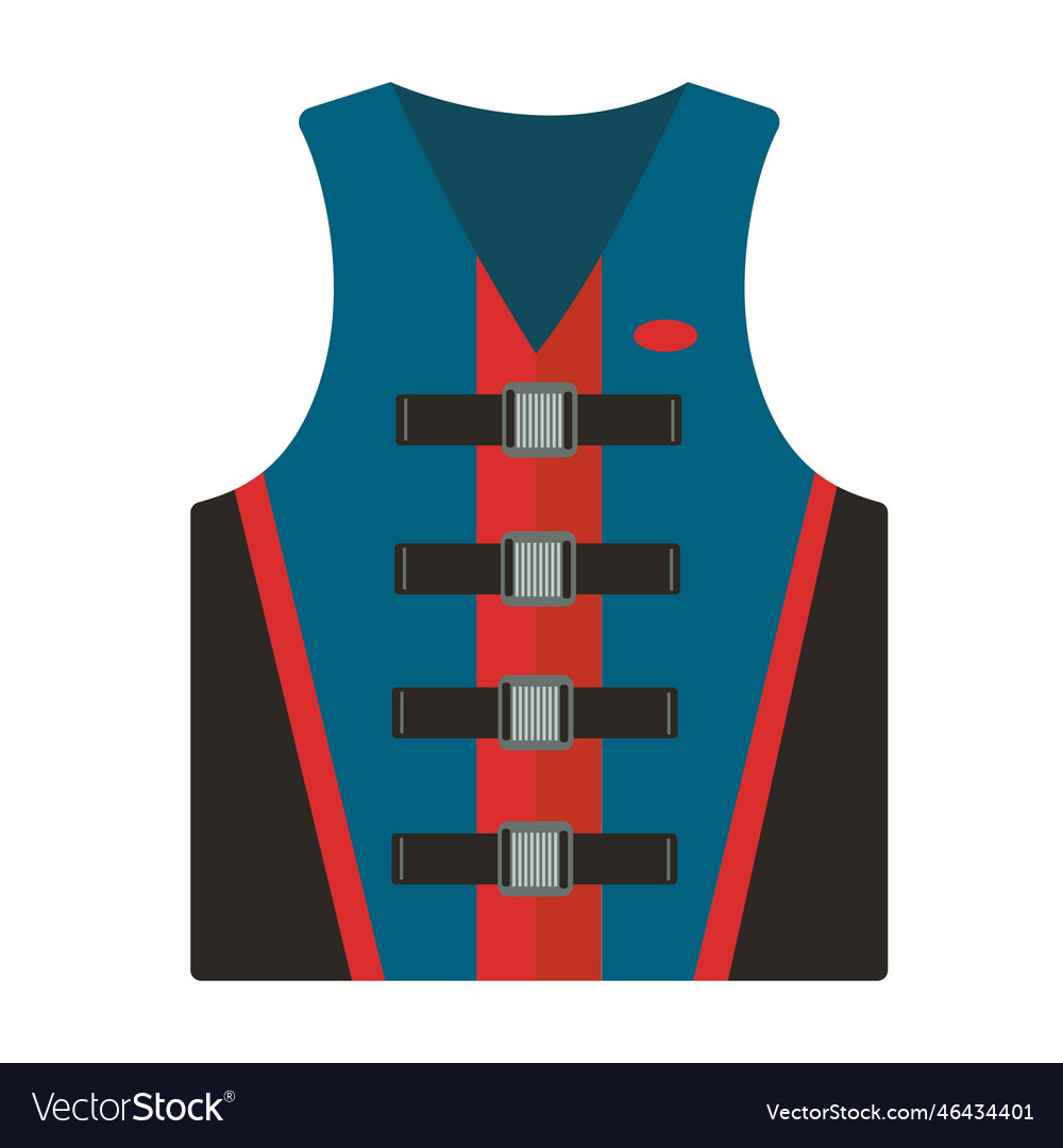 Diving life jacket Royalty Free Vector Image VectorStock