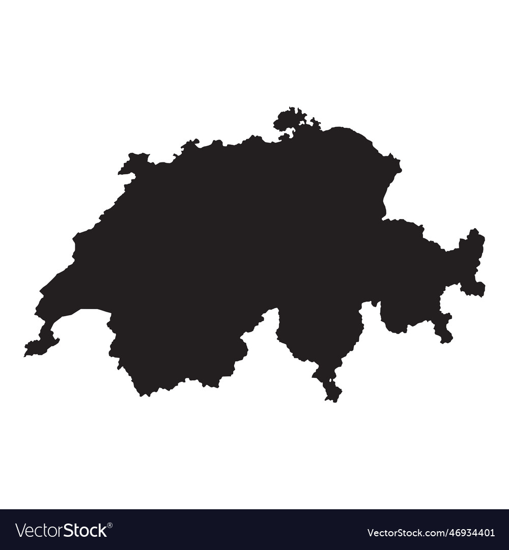 High detailed map switzerland new 2023