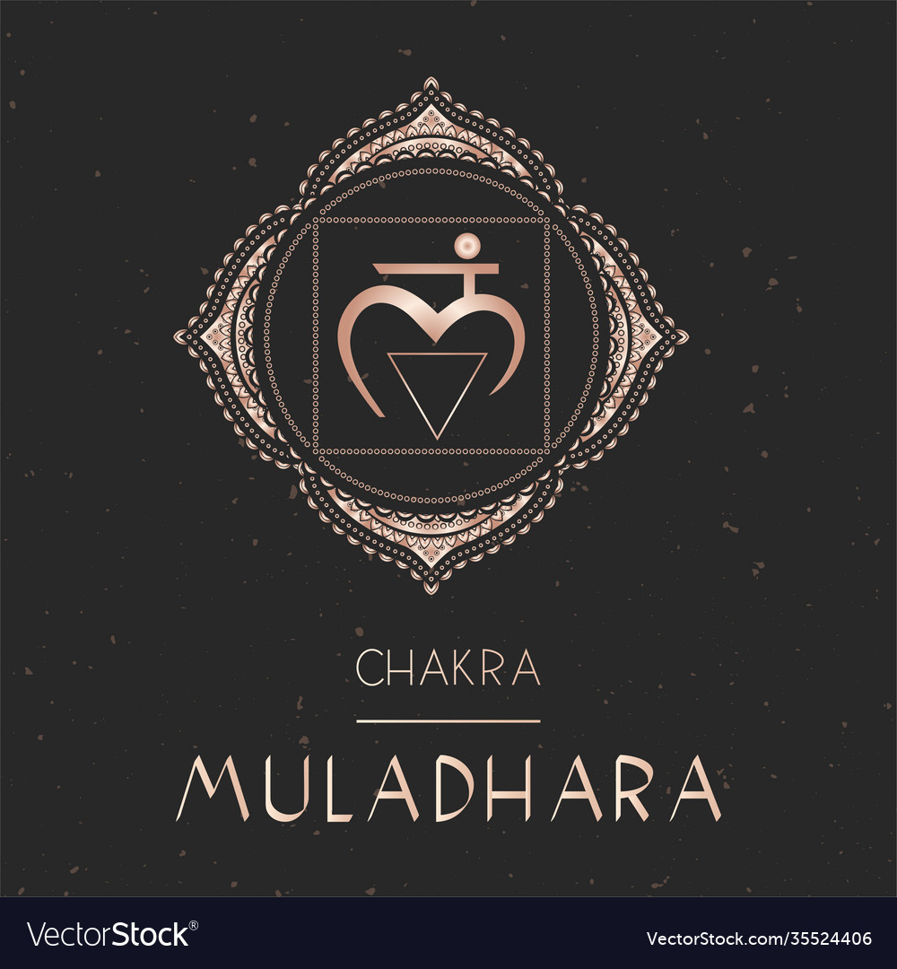 Chakra muladhara Royalty Free Vector Image - VectorStock