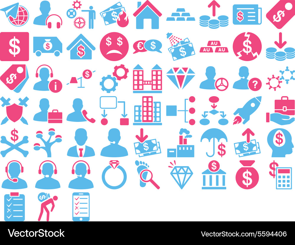 Commerce icon set Royalty Free Vector Image - VectorStock