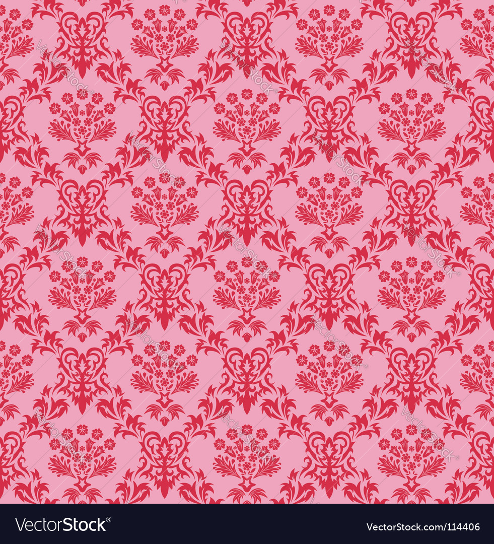 Damask Pattern Royalty Free Vector Image Vectorstock Damask Pattern Vector Image