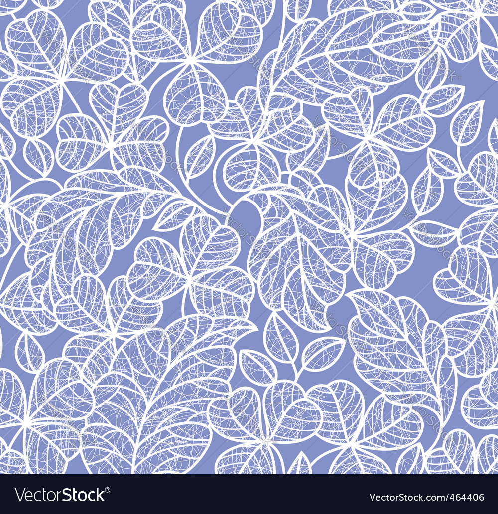 Leaf lace background Royalty Free Vector Image