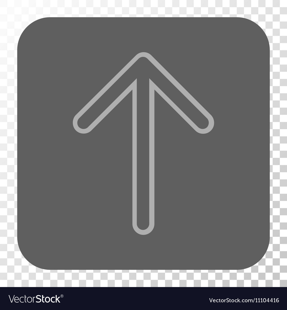 Arrow up rounded square button