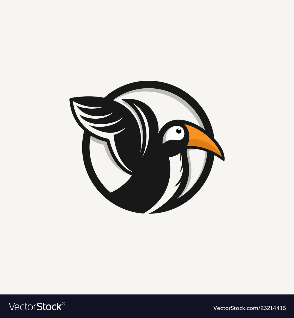 Logo bird icon line art picture