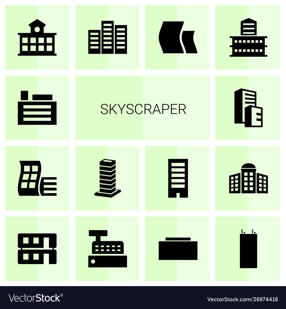 Skyscraper icons