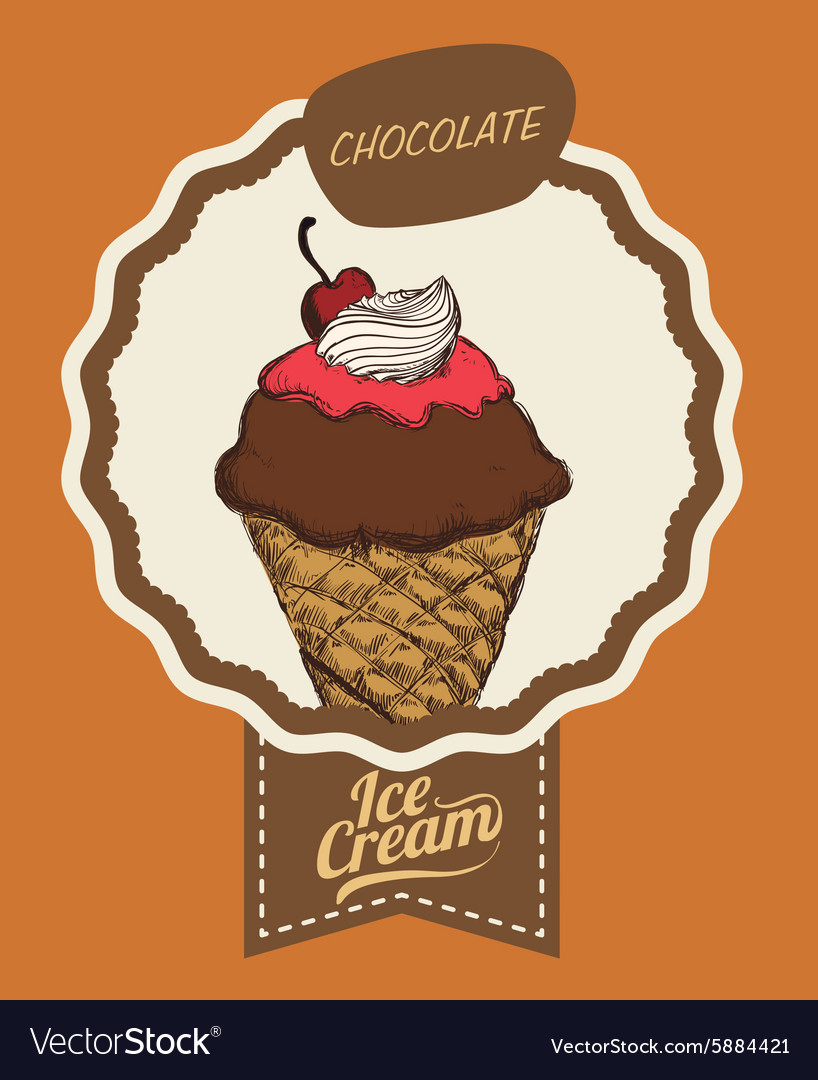 Chocolate design Royalty Free Vector Image - VectorStock