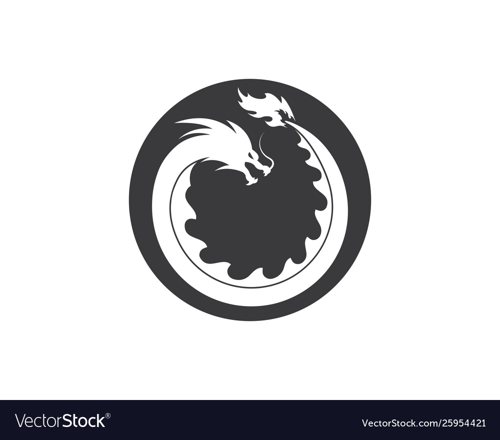 Dragon logo template