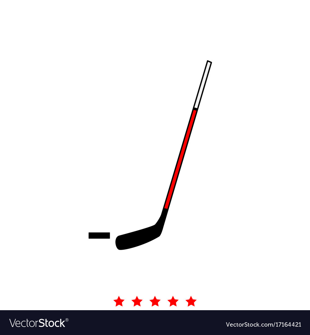 Hockey Sticks und Puck es ist Ikone