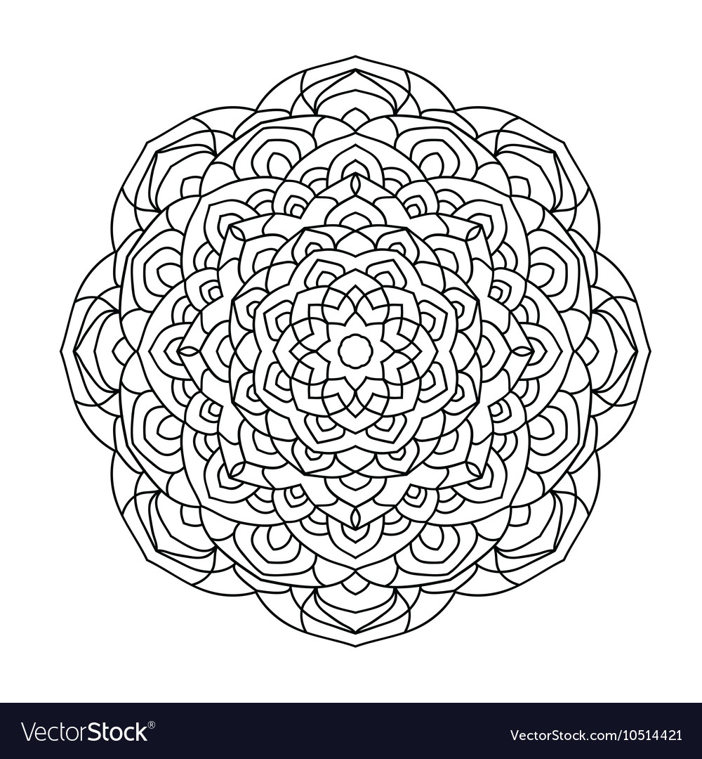 Mandala coloring book for adults