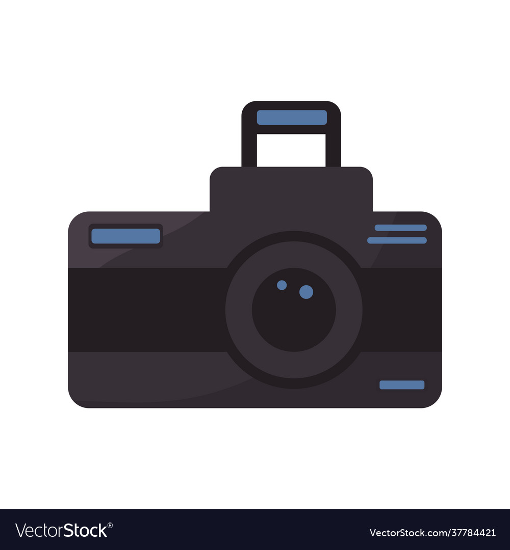 Photographic camera device Royalty Free Vector Image