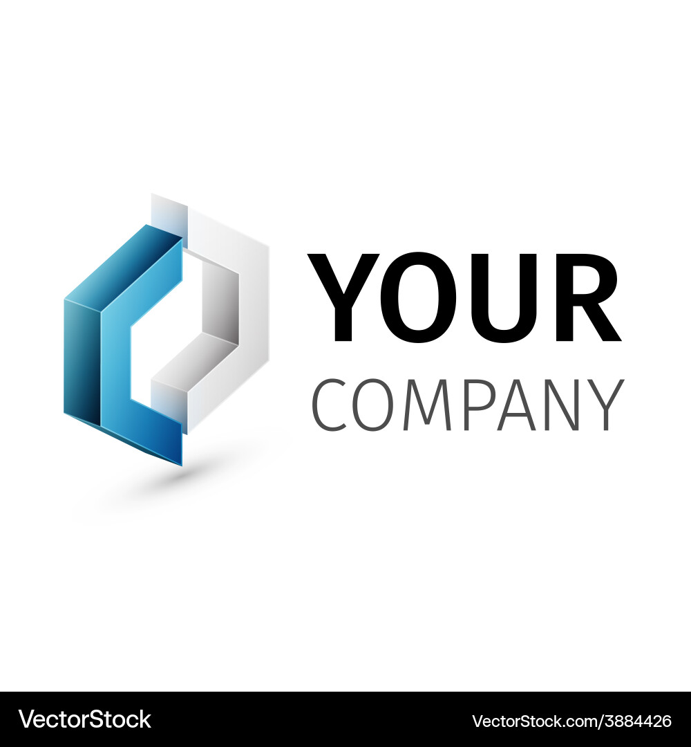Abstract logo template Royalty Free Vector Image