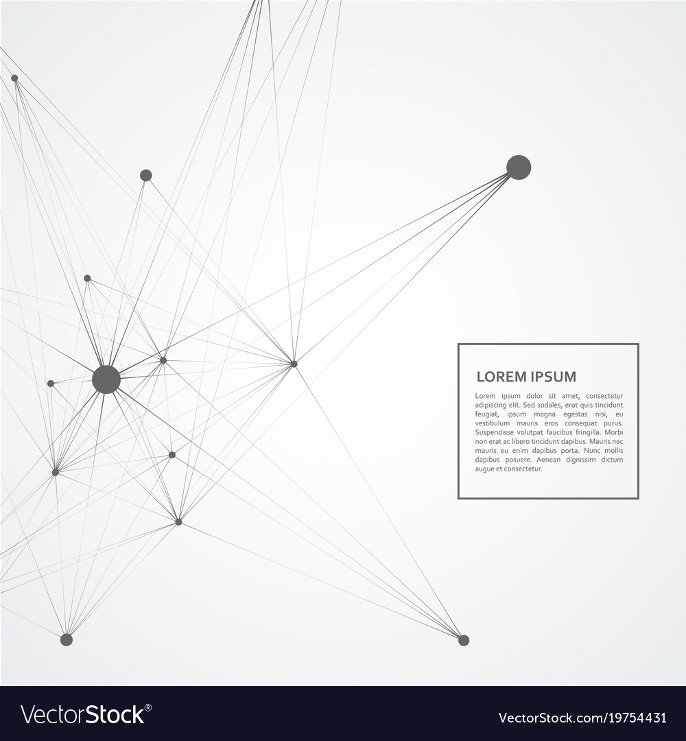 Connect polygonal network background lines