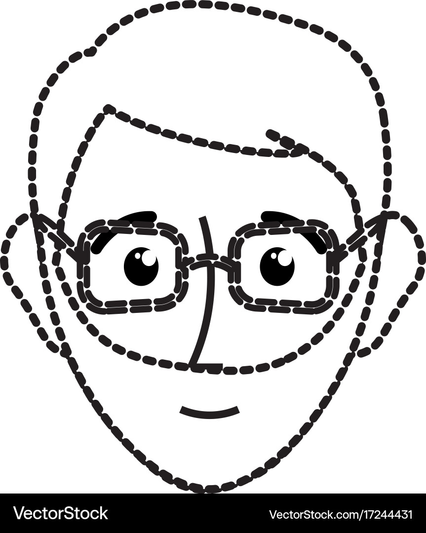 Man head Royalty Free Vector Image - VectorStock