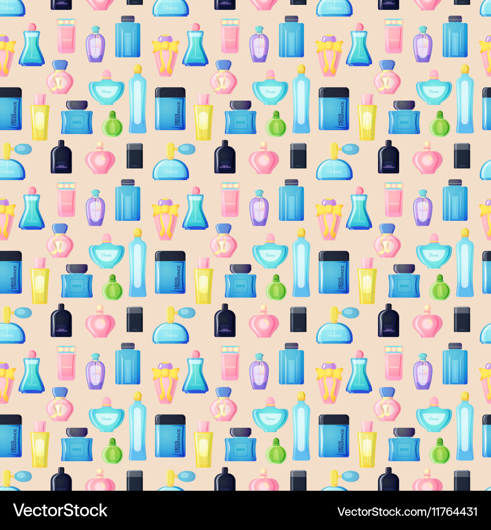 Perfume bottle set Royalty Free Vector Image - VectorStock