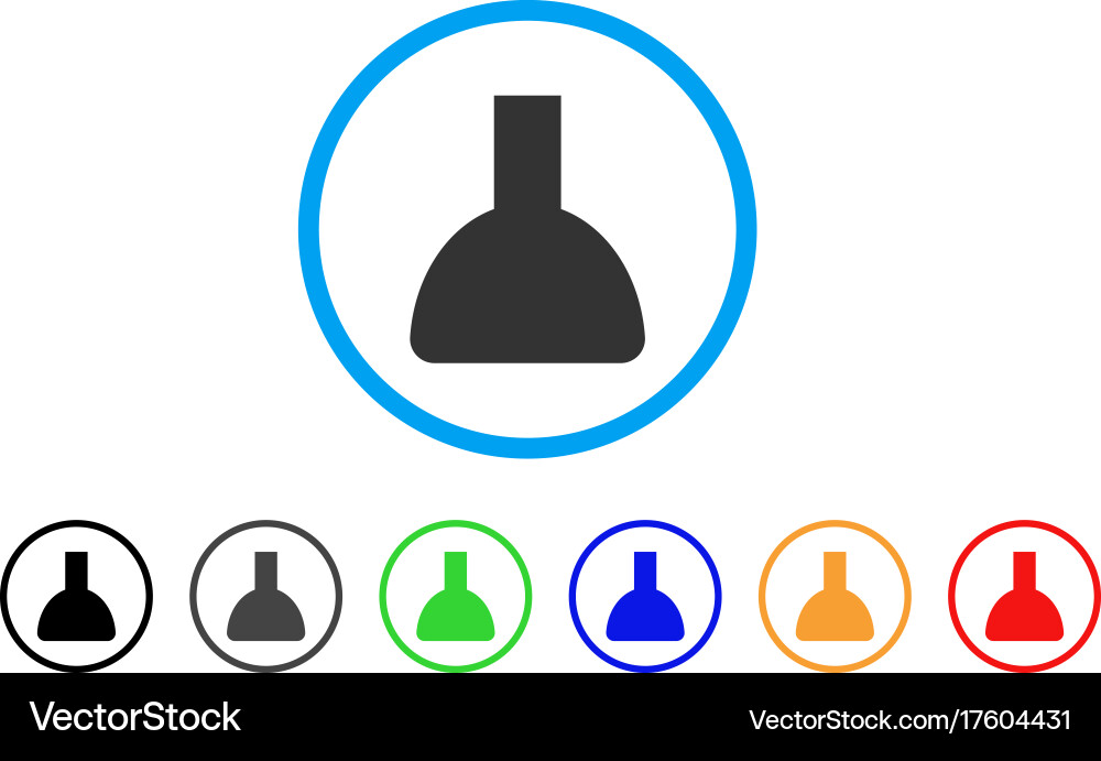 Shower head rounded icon Royalty Free Vector Image