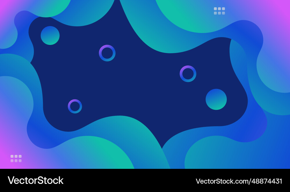 Waves blue background design gradient Royalty Free Vector
