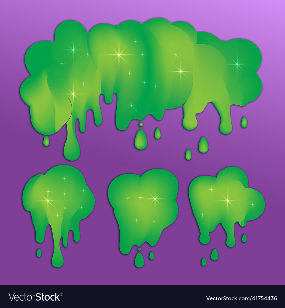 Green slime slime icon Royalty Free Vector Image