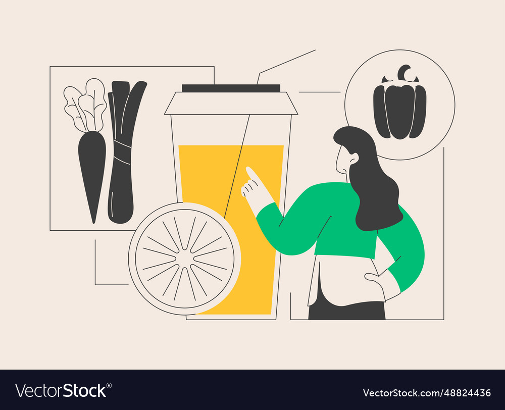 Raw Veganism Abstract Concept Royalty Free Vector Image Raw Veganism Abstract Concept Royalty Free Vector Image