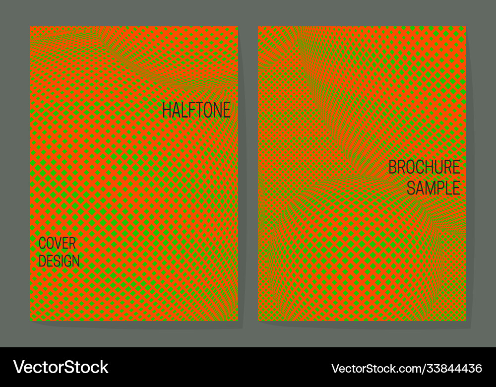 Vibrant saturated cover design templates with Vector Image