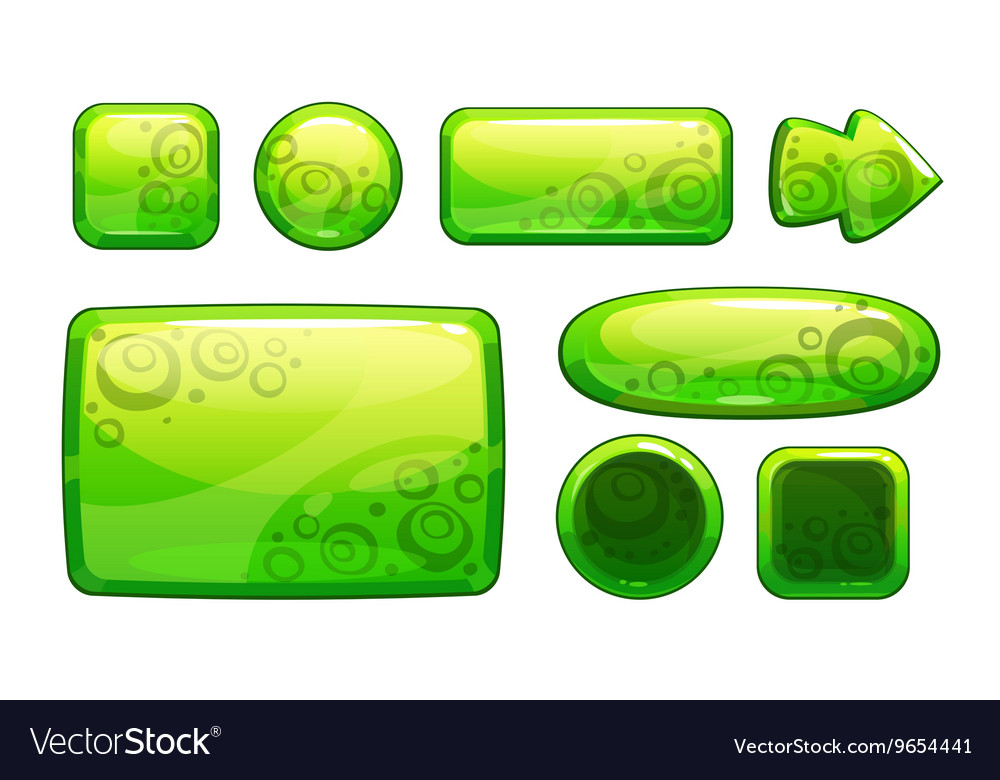 Glossy Game Button Set