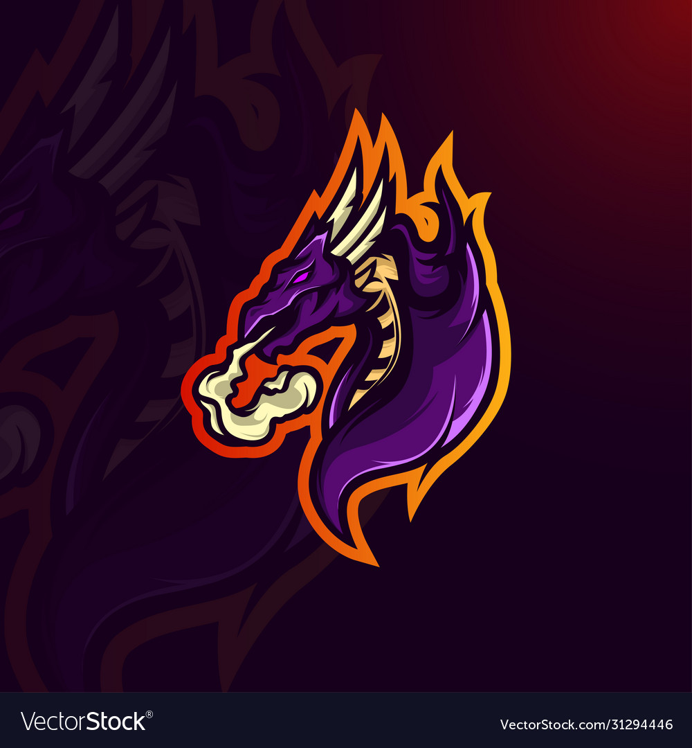 Dragon logo Royalty Free Vector Image - VectorStock