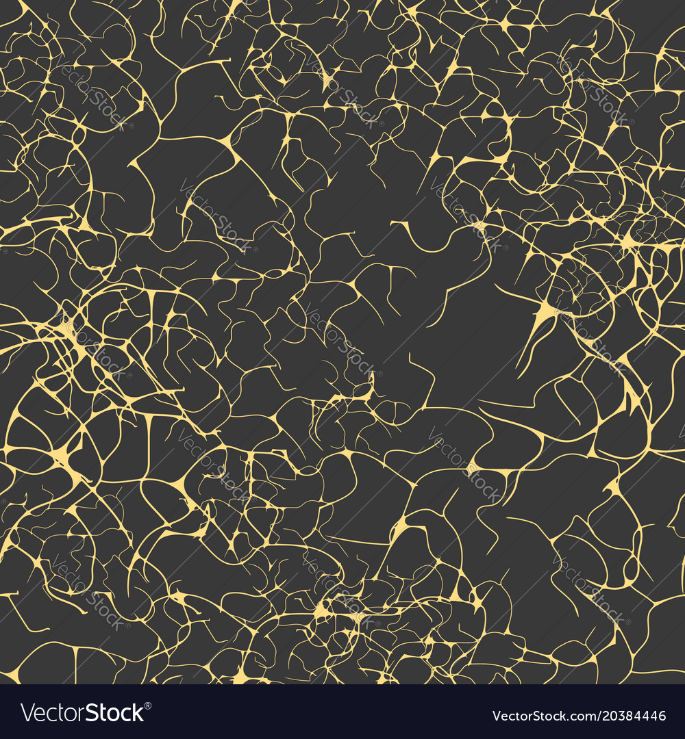 Goldene neuronale nahtlose Muster