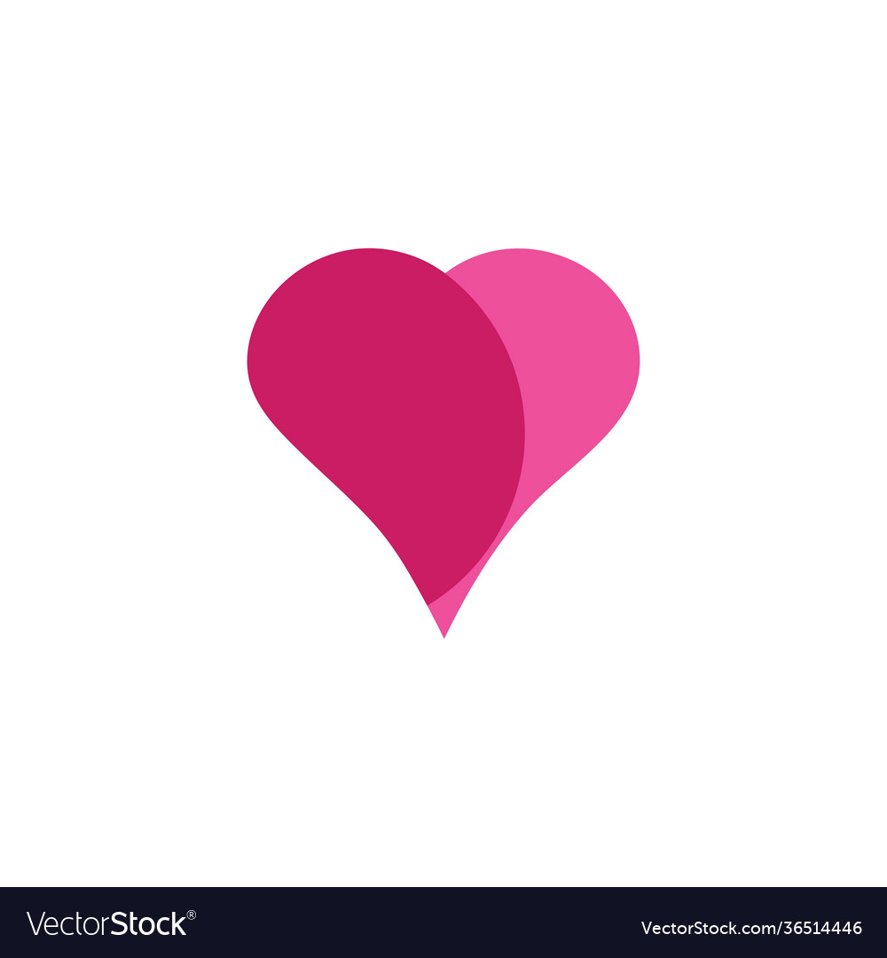 Heart logo template