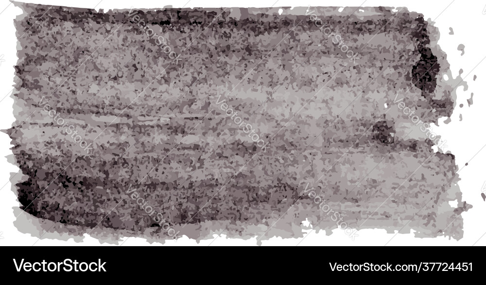 Black color watercolor handdrawing texture Vector Image